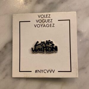 Louis Vuitton x Pintrill Volez Voguez Voyagez Stephen Sprouse Graffiti Pin